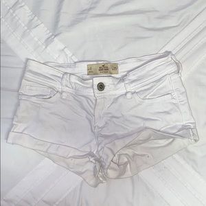 Hollister Low Rose White Shorts